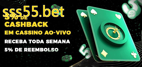 Promoções do cassino ao Vivo sss55.bet